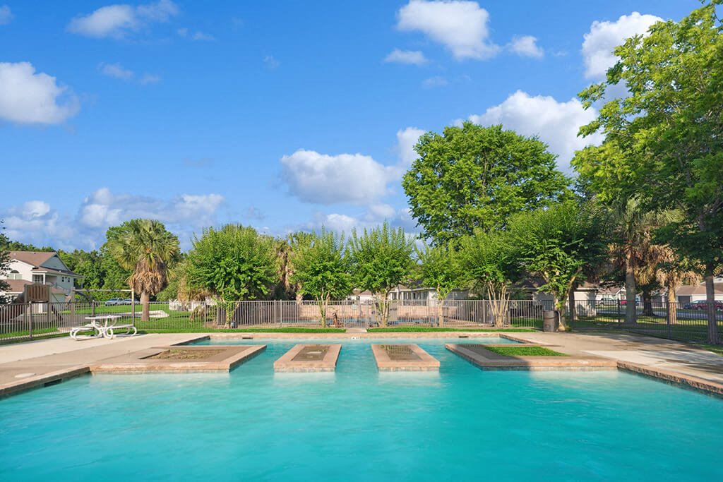 Pool at Dayton Park Apartments in Dayton TX